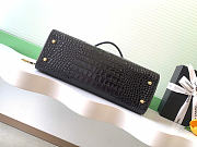 Kitlife Chanel Small Shopping Bag Black Crocodile Embossed Calfskin & Gold-Tone Metal AS6243 20x39x13cm  - 4