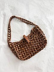 Kitlife Saint Laurent LE 5 À 7 In Wood Beads Bag 28×15×6cm - 6