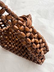Kitlife Saint Laurent LE 5 À 7 In Wood Beads Bag 28×15×6cm - 3