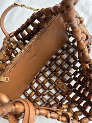 Kitlife Saint Laurent LE 5 À 7 In Wood Beads Bag 28×15×6cm - 2