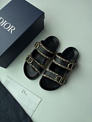 Kitlife Dior Aqua Sandal Brown Dior Oblique Jacquard - 1