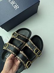 Kitlife Dior Aqua Sandal Brown Dior Oblique Jacquard - 4