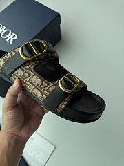 Kitlife Dior Aqua Sandal Brown Dior Oblique Jacquard - 3