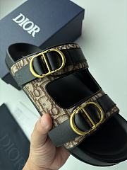 Kitlife Dior Aqua Sandal Brown Dior Oblique Jacquard - 2
