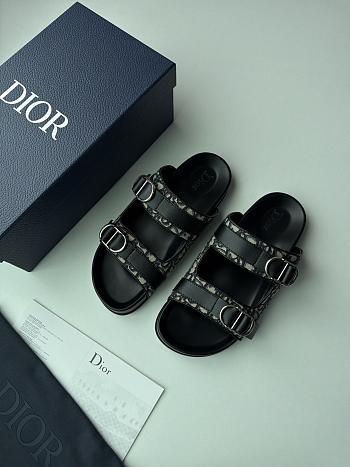 Kitlife Dior Aqua Sandal Blue Dior Oblique Jacquard
