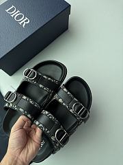 Kitlife Dior Aqua Sandal Blue Dior Oblique Jacquard - 2