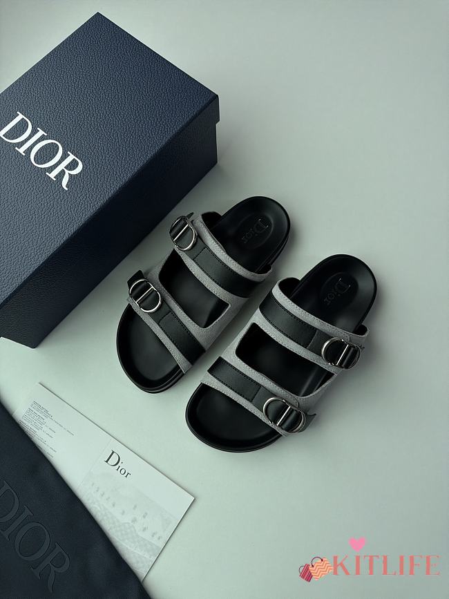 Kitlife Dior Aqua Sandal Black & Grey - 1