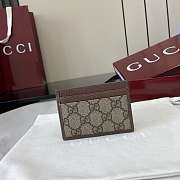 Kitlife Gucci Ophidia Card Case Brown & Beige 838486 10x7cm - 5