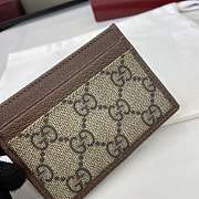 Kitlife Gucci Ophidia Card Case Brown & Beige 838486 10x7cm - 3