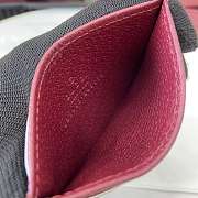 Kitlife Gucci Ophidia Card Case Brown & Burgundy 838486 10x7cm - 3