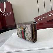 Kitlife Gucci Ophidia Small Wallet Beige & Brown 838468 11.5x8x3cm - 6