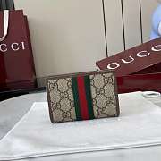 Kitlife Gucci Ophidia Small Wallet Beige & Brown 838468 11.5x8x3cm - 5