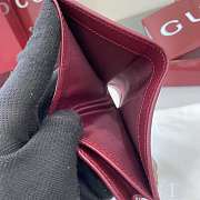 Kitlife Gucci Ophidia Small Wallet Beige & Burgundy 838487 11x8.5x3cm - 3
