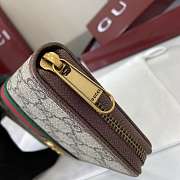 Kitlife Gucci Ophidia Zip Around Wallet Beige & Brown 838619 10x20x2.5cm  - 6