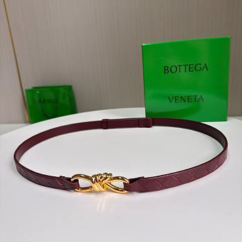 Kitlife Bottega Veneta Belt Burgundy 2cm