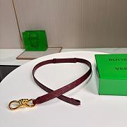 Kitlife Bottega Veneta Belt Burgundy 2cm - 4