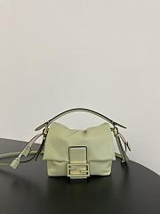 Kitlife Fendi Mamma Baguette Small Bag Green Mint 16x10x13cm - 1