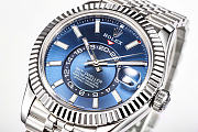 Kitlife Rolex 326934 Sky-Dweller Stainless Steel Watch Blue & Silver 42mm - 6