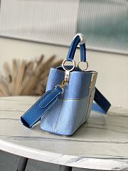 Kitlife Louis Vuitton Capucines BB Bag Blue Denim M27302 27x17.3x9cm  - 4