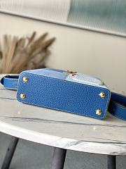 Kitlife Louis Vuitton Capucines BB Bag Blue Denim M27302 27x17.3x9cm  - 3