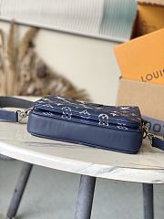 Kitlife Louis Vuitton Trio Messenger Bag Blue Navy M28618 25x18.5x7cm - 2