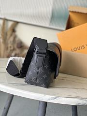 Kilife Louis Vuitton S-Cape Messenger Bag Black 28×16×10cm - 6