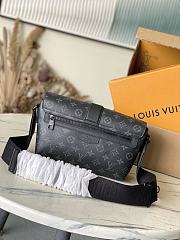 Kilife Louis Vuitton S-Cape Messenger Bag Black 28×16×10cm - 3