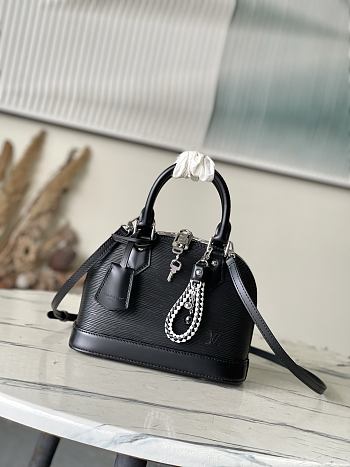 Kitlife Louis Vuitton Alma BB Bag Black M29125 23.5x17.5x11.5cm
