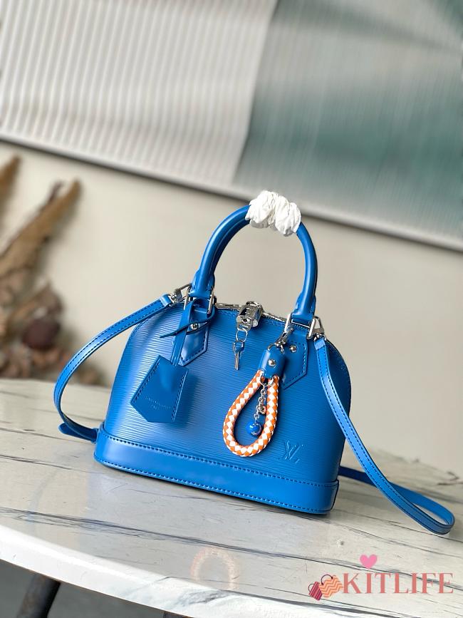 Kitlife Louis Vuitton Alma BB Bag Blue M29125 23.5x17.5x11.5cm - 1