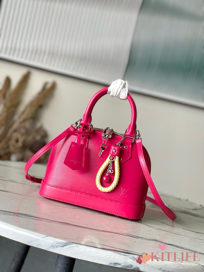 Kitlife Louis Vuitton Alma BB Bag Pink M28902 23.5x17.5x11.5cm  - 1