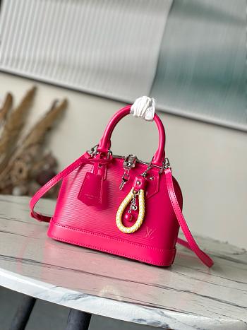 Kitlife Louis Vuitton Alma BB Bag Pink M28902 23.5x17.5x11.5cm 