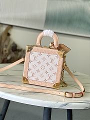Kitlife Louis Vuitton Mini Square Trunk Monogram Dune Canvas M28676 17x17x8cm - 1