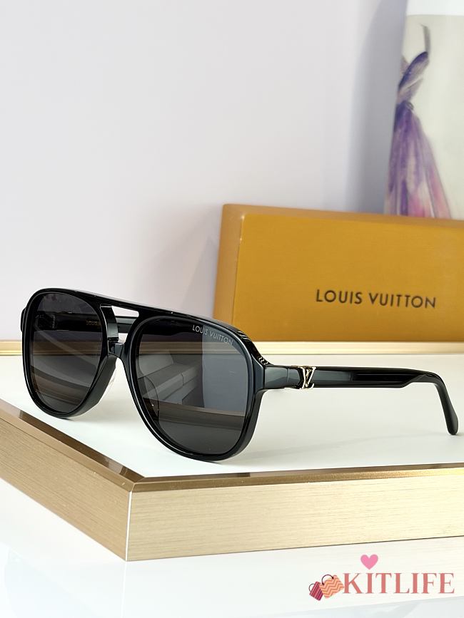 Kitlife Louis Vuitton Men Hit Pilot Sunglasses Z2866U - 1