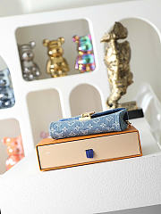 Kitlife Louis Vuitton Pouch Metis Belt Bag Blue Denim M4622z 8.5x3.3x13.5cm - 5