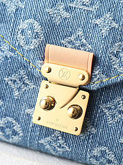 Kitlife Louis Vuitton Pouch Metis Belt Bag Blue Denim M4622z 8.5x3.3x13.5cm - 2