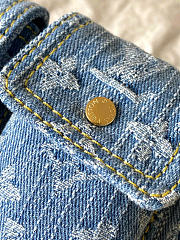 Kitlife Louis Vuitton Pochette Accessories Cargo Shoulder Bag Blue Denim M27602 23.5x14x3cm - 2