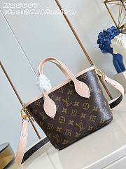 Kitlife Louis Vuitton Neverfull Inside Out BB Light Pink M25657 26.5x16.5x11cm - 5