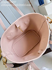 Kitlife Louis Vuitton Neverfull Inside Out BB Light Pink M25657 26.5x16.5x11cm - 4