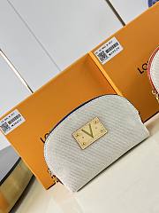Kitlife Louis Vuitton Pochette Cosmétique PM Beige & Blue M29529 19x12x6cm  - 1