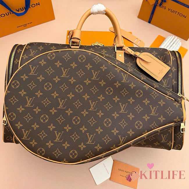 Kitlife Louis Vuitton Keepall Tennis 50 Travel Bag Brown 50cm - 1