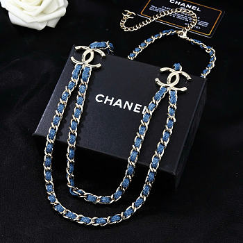 Kitlife Chanel Blue Denim Waist Chain