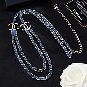 Kitlife Chanel Blue Denim Waist Chain - 5