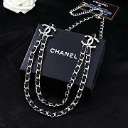 Kitlife Chanel Black Leather Waist Chain  - 1