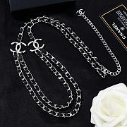 Kitlife Chanel Black Leather Waist Chain  - 2