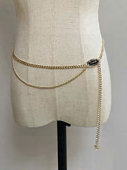 Kitlife Chanel Black Pendant Waist Chain - 5