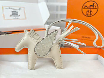 Kitlife Hermes Bag Charm White
