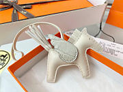Kitlife Hermes Bag Charm White - 5