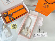 Kitlife Hermes Bag Charm White - 4