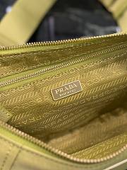 Kitlife Prada Re-Nylon Saffiano Demi-lune Shoulder Bag Green 1BH222 30x13.5x6cm  - 2