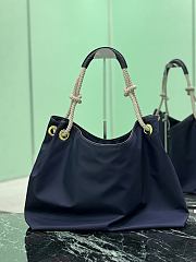 Kitlife Prada Mariner Large Re-Nylon Shoulder Bag Dark Blue 1BC244 48x39x14cm  - 6
